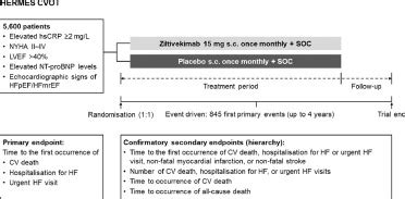 HERMES: Effects Of Ziltivekimab Versus Placebo On Morbidity 